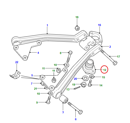 RHF500110 – A-Frame Ball Joint