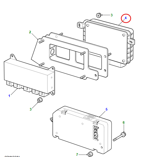 SRD000070 – ABS Control Unit – DISCOVERY 2